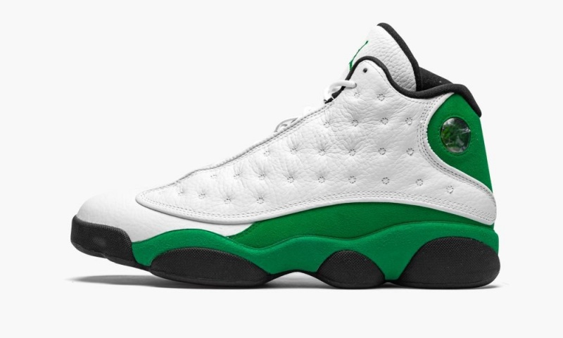 Nike Air Jordan 13 Retro \'Lucky Green\' Miesten Kengät Valkoinen Mustat Vihreä | 453EMDUGX