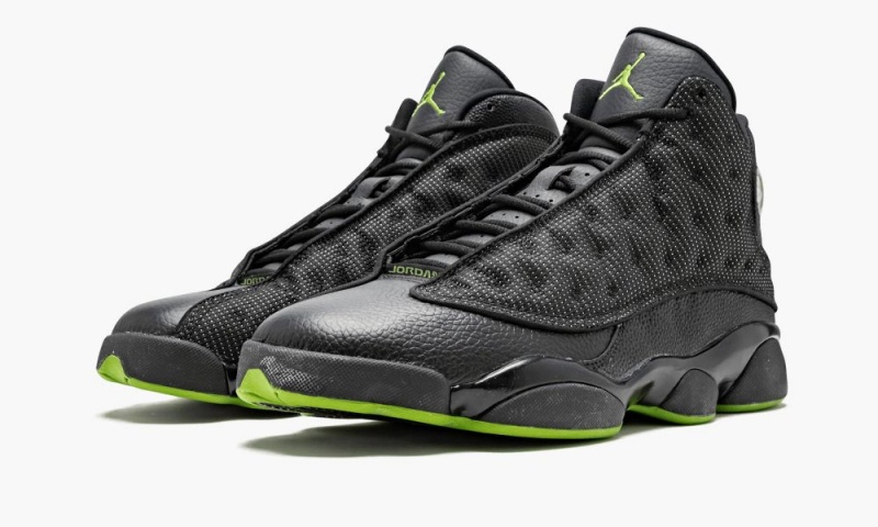 Nike Air Jordan 13 Retro Miesten Kengät Mustat Vihreä | 942XJBMPZ