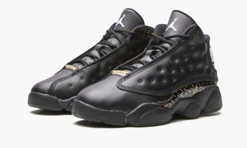 Nike Air Jordan 13 Retro PS 'Gold Glitter' Lasten Kengät Mustat Metal Kultaiset | 312KUVGND