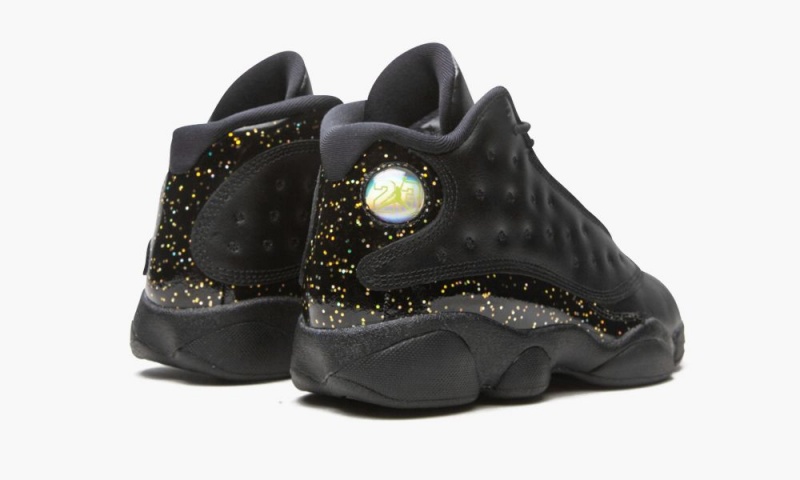 Nike Air Jordan 13 Retro PS 'Gold Glitter' Lasten Kengät Mustat Metal Kultaiset | 312KUVGND