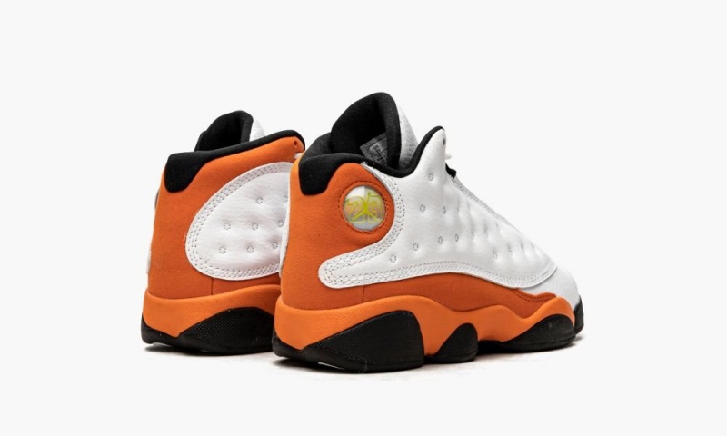 Nike Air Jordan 13 Retro PS 'Starfish' Lasten Kengät Valkoinen Mustat Oranssi | 546GAZPLI