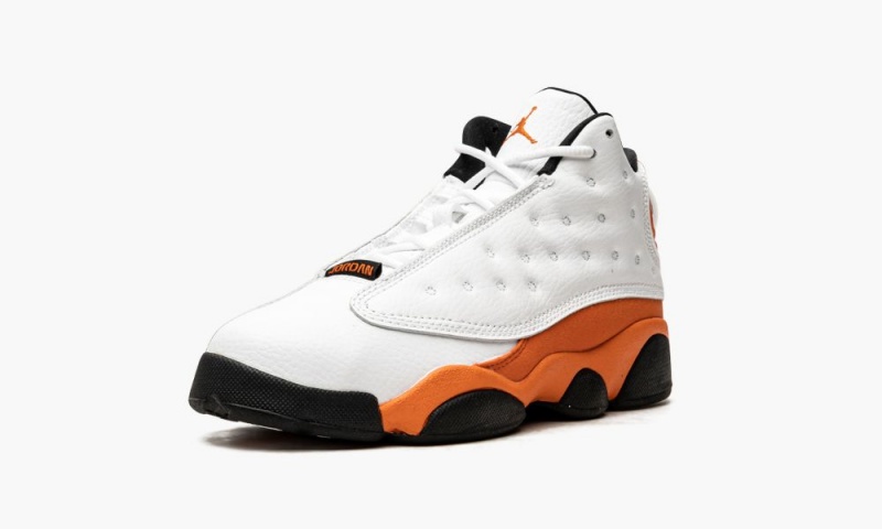 Nike Air Jordan 13 Retro PS 'Starfish' Lasten Kengät Valkoinen Mustat Oranssi | 546GAZPLI