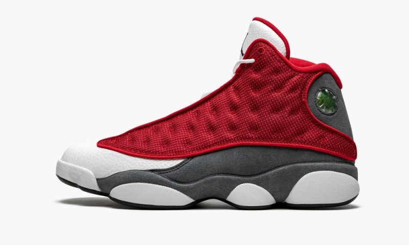 Nike Air Jordan 13 Retro \'Red Flint\' Miesten Kengät Punainen Harmaat Valkoinen Mustat | 472GLWMAU
