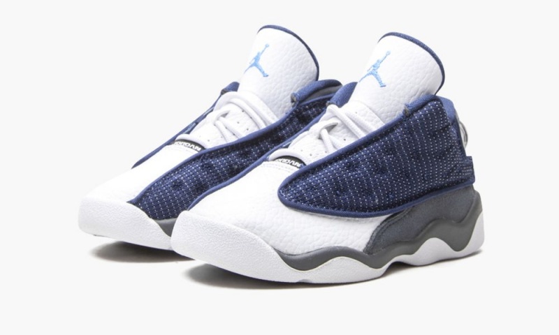Nike Air Jordan 13 Retro TD 'Flint 2020' Lasten Kengät Laivastonsininen Harmaat Valkoinen | 621EHNDPX