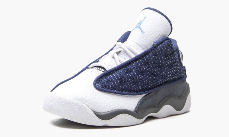 Nike Air Jordan 13 Retro TD 'Flint 2020' Lasten Kengät Laivastonsininen Harmaat Valkoinen | 621EHNDPX