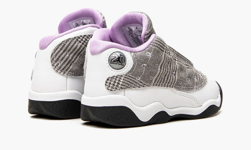 Nike Air Jordan 13 TD 'Houndstooth' Lasten Kengät Mustat Violetit Valkoinen | 142XJPTBW