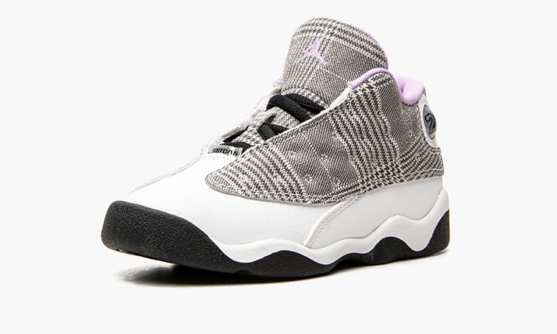 Nike Air Jordan 13 TD 'Houndstooth' Lasten Kengät Mustat Violetit Valkoinen | 142XJPTBW