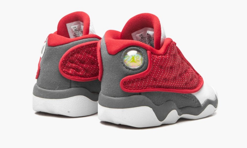 Nike Air Jordan 13 TD 'Red Flint' Lasten Kengät Punainen Harmaat Valkoinen Mustat | 198OUSGWP