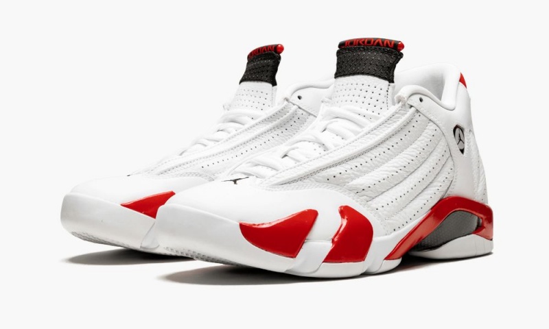 Nike Air Jordan 14 'Candy Cane' Miesten Kengät Valkoinen Mustat Punainen | 142HFWJSA