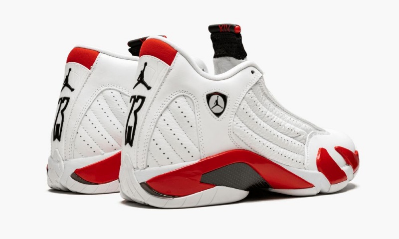 Nike Air Jordan 14 'Candy Cane' Miesten Kengät Valkoinen Mustat Punainen | 142HFWJSA