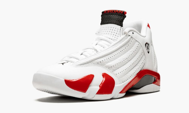 Nike Air Jordan 14 'Candy Cane' Miesten Kengät Valkoinen Mustat Punainen | 142HFWJSA