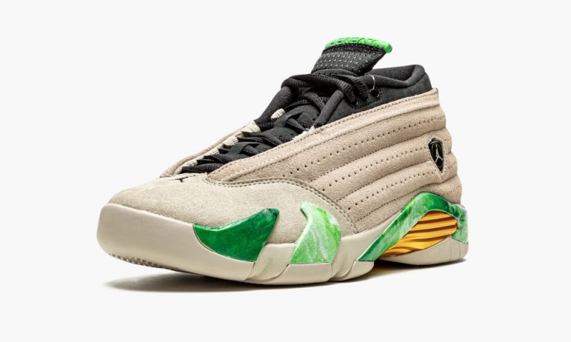 Nike Air Jordan 14 Low 'Aleali May' Naisten Kengät Vaaleanruskea Valkoinen | 739DJKLYG