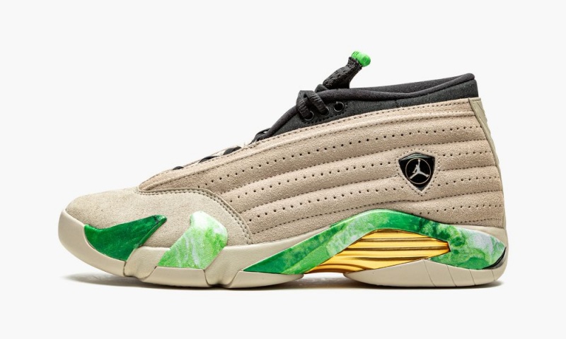 Nike Air Jordan 14 Low \'Aleali May\' Naisten Kengät Vaaleanruskea Valkoinen | 739DJKLYG
