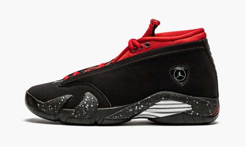 Nike Air Jordan 14 Low \'Red Lipstick\' Naisten Kengät Mustat Metal Hopea Punainen | 516BGAVSU