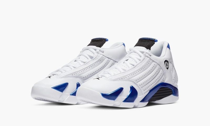 Nike Air Jordan 14 Retro GS 'Hyper Royal' Lasten Kengät Valkoinen Mustat Kuninkaallinen Sininen | 293SHWIJM