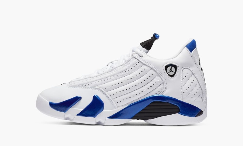 Nike Air Jordan 14 Retro GS \'Hyper Royal\' Lasten Kengät Valkoinen Mustat Kuninkaallinen Sininen | 293SHWIJM