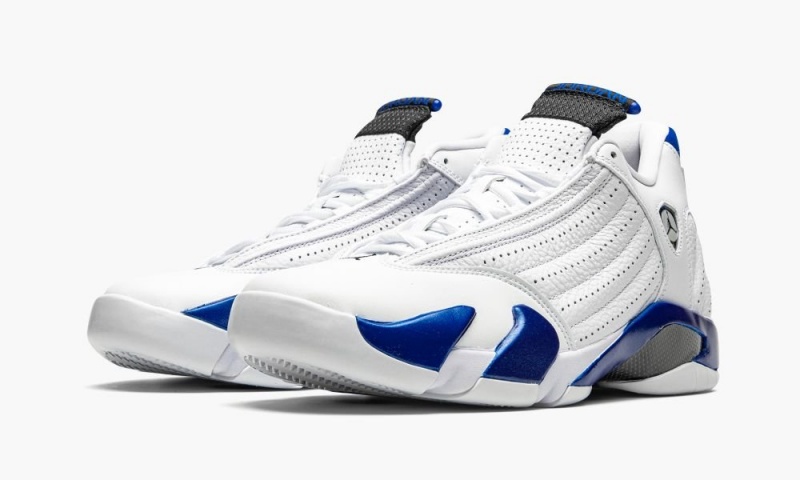 Nike Air Jordan 14 Retro 'Hyper Royal' Miesten Kengät Valkoinen Kuninkaallinen Sininen Mustat | 941TCOAXV