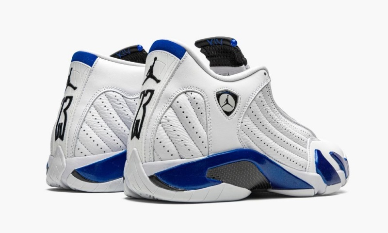 Nike Air Jordan 14 Retro 'Hyper Royal' Miesten Kengät Valkoinen Kuninkaallinen Sininen Mustat | 941TCOAXV
