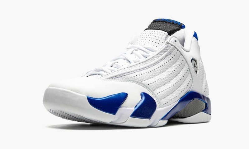 Nike Air Jordan 14 Retro 'Hyper Royal' Miesten Kengät Valkoinen Kuninkaallinen Sininen Mustat | 941TCOAXV