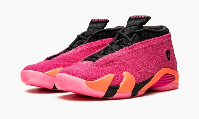 Nike Air Jordan 14 Retro Low 'Shocking Pink' Naisten Kengät Pinkki Vaaleanpunainen | 438EIJBNA