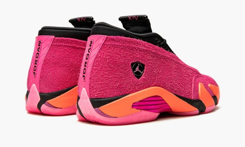 Nike Air Jordan 14 Retro Low 'Shocking Pink' Naisten Kengät Pinkki Vaaleanpunainen | 438EIJBNA