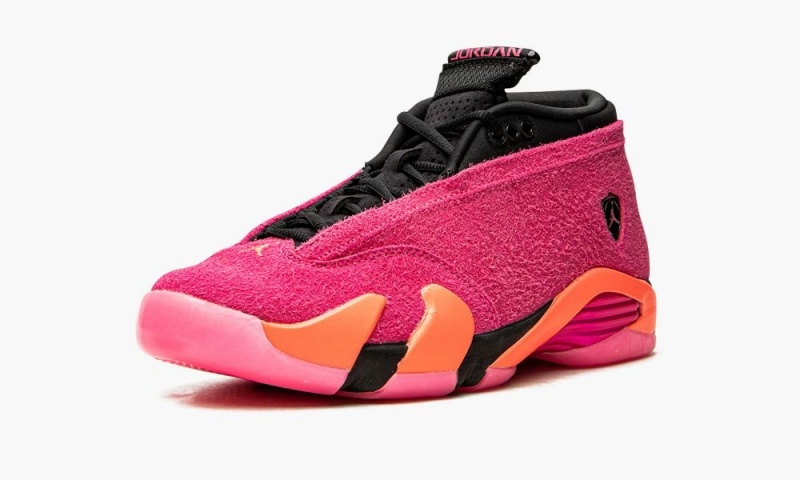 Nike Air Jordan 14 Retro Low 'Shocking Pink' Naisten Kengät Pinkki Vaaleanpunainen | 438EIJBNA