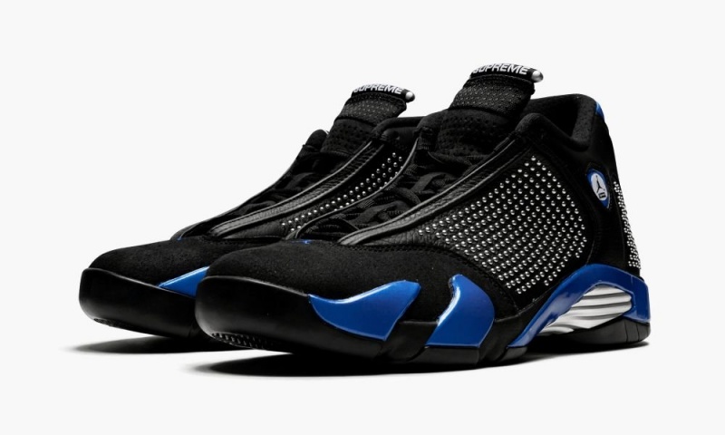 Nike Air Jordan 14 Retro 'Supreme' Miesten Kengät Mustat Kuninkaallinen Sininen | 615GVZIAM