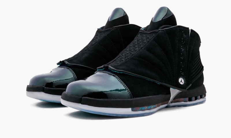 Nike Air Jordan 16 Retro CEO Miesten Kengät Mustat Metal Hopea | 329FJOURG