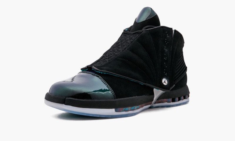 Nike Air Jordan 16 Retro CEO Miesten Kengät Mustat Metal Hopea | 329FJOURG