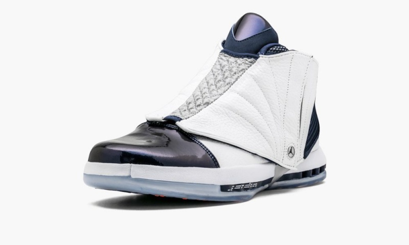 Nike Air Jordan 16 Retro Miesten Kengät Valkoinen Laivastonsininen | 369KXVPZN