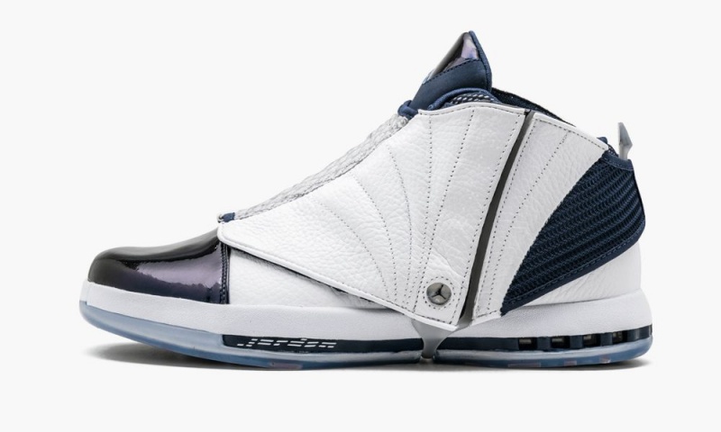 Nike Air Jordan 16 Retro Miesten Kengät Valkoinen Laivastonsininen | 369KXVPZN