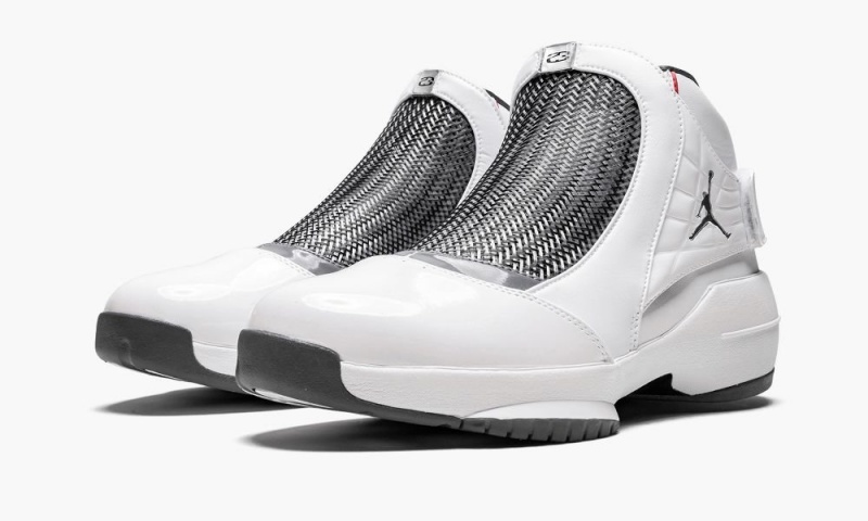 Nike Air Jordan 19 Retro Miesten Kengät Valkoinen Harmaat | 986UMWAQK