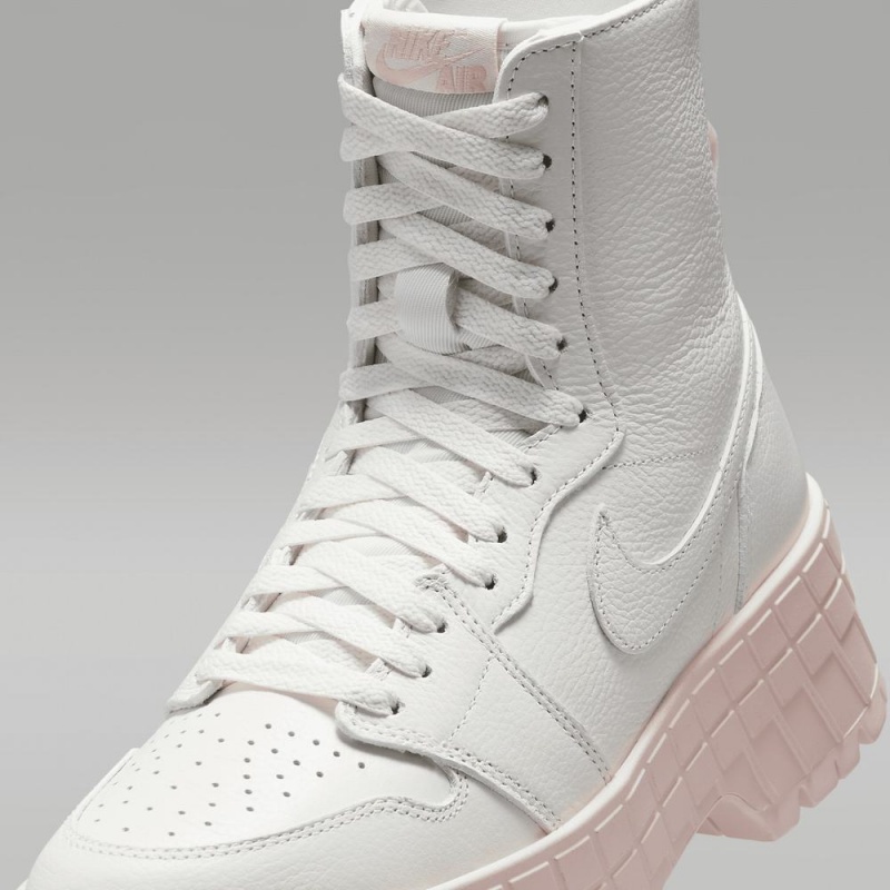 Nike Air Jordan 1 Brooklyn Naisten Kengät Valkoinen Pinkki | 285ZBCQLF