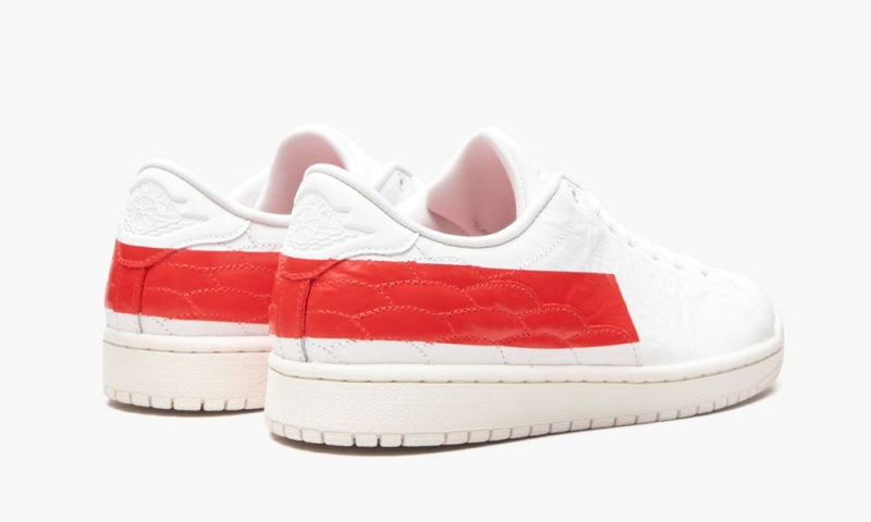 Nike Air Jordan 1 Centre Court 'University Red' Miesten Kengät Valkoinen Punainen | 897WAVREY