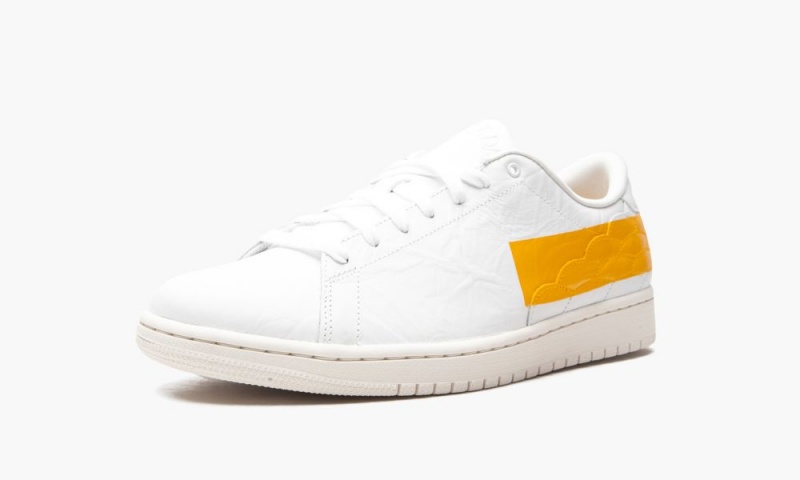 Nike Air Jordan 1 Centre Court 'White University Gold' Miesten Kengät Valkoinen Kultaiset | 864NTRPGX