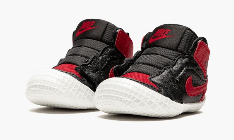 Nike Air Jordan 1 Crib Bootie 'BRED' Lasten Kengät Mustat Punainen | 541ZVHROF