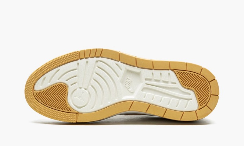 Nike Air Jordan 1 ELEVATE LOW 'White / Tan' Naisten Kengät Valkoinen Keltainen | 739IPGETO