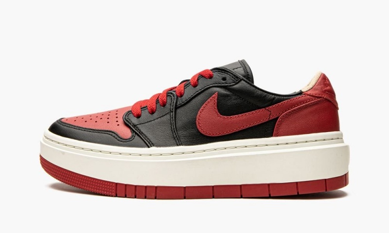 Nike Air Jordan 1 Elevate Low \'Bred\' Naisten Kengät Mustat Punainen Valkoinen | 936THJYAI
