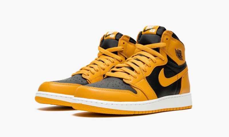 Nike Air Jordan 1 GS 'Pollen' Lasten Kengät Valkoinen Mustat Keltainen | 182HYQBSZ