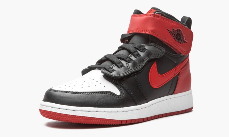 Nike Air Jordan 1 HI Flyease (GS) Lasten Kengät Mustat Punainen Valkoinen | 487DMFEKI