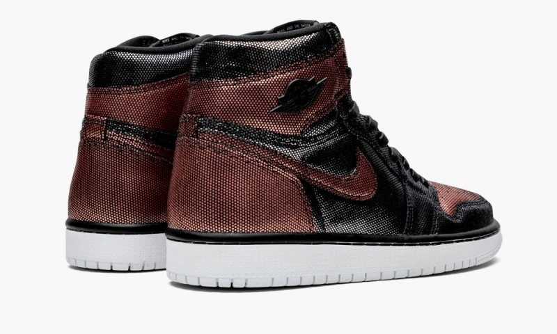 Nike Air Jordan 1 HI OG 'Fearless' Naisten Kengät Mustat Pinkki Kultaiset | 067PKTRWX