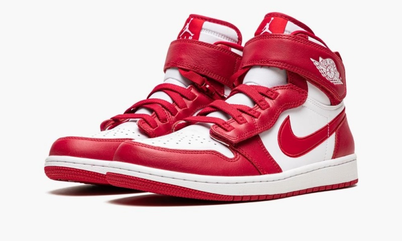 Nike Air Jordan 1 Hi FlyEase Miesten Kengät Punainen Valkoinen | 301PZNRXM