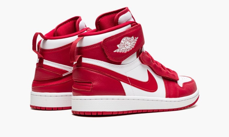 Nike Air Jordan 1 Hi FlyEase Miesten Kengät Punainen Valkoinen | 301PZNRXM