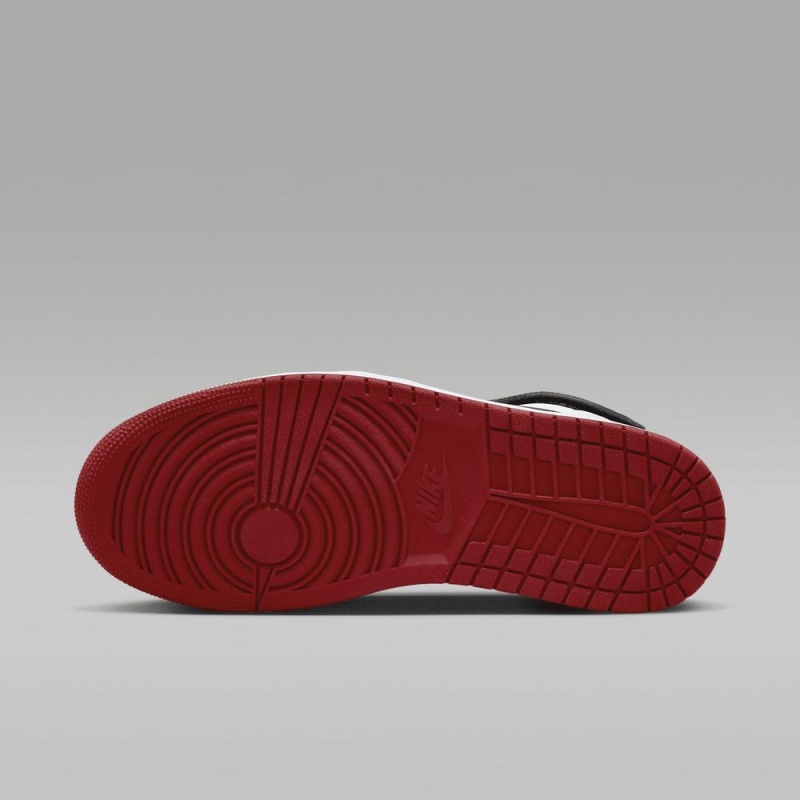 Nike Air Jordan 1 Hi FlyEase Miesten Kengät Punainen Valkoinen Mustat | 158NEJTVW