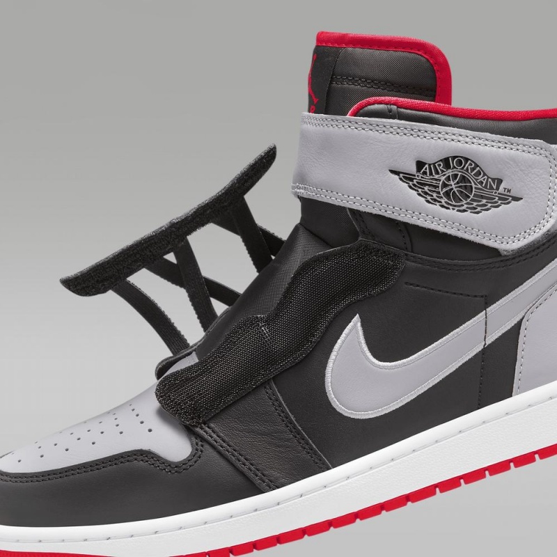 Nike Air Jordan 1 Hi FlyEase Miesten Kengät Harmaat Mustat | 317TUYOBD