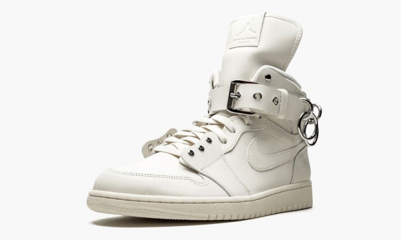 Nike Air Jordan 1 High 'COMME des Garçons - White' Miesten Kengät Valkoinen | 760LEICUH