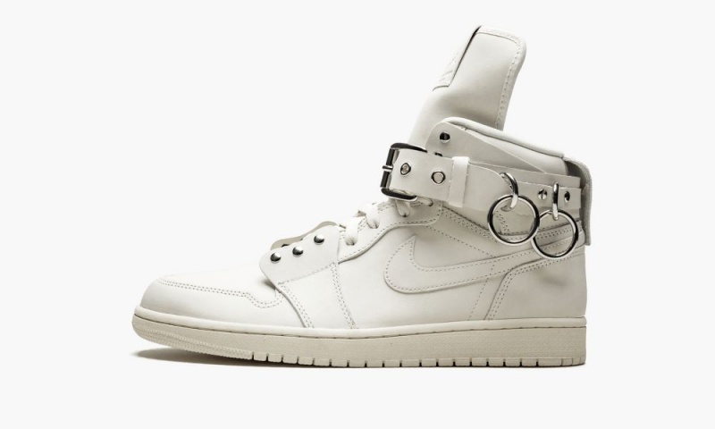 Nike Air Jordan 1 High \'COMME des Garçons - White\' Miesten Kengät Valkoinen | 760LEICUH