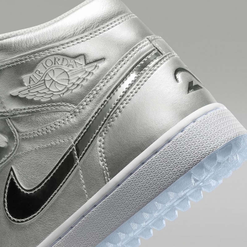 Nike Air Jordan 1 High G NRG Miesten Kengät Metal Hopea Valkoinen | 256OPXZSY