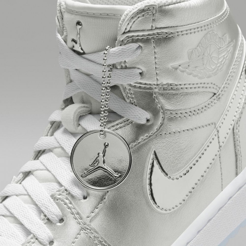 Nike Air Jordan 1 High G NRG Miesten Kengät Metal Hopea Valkoinen | 256OPXZSY