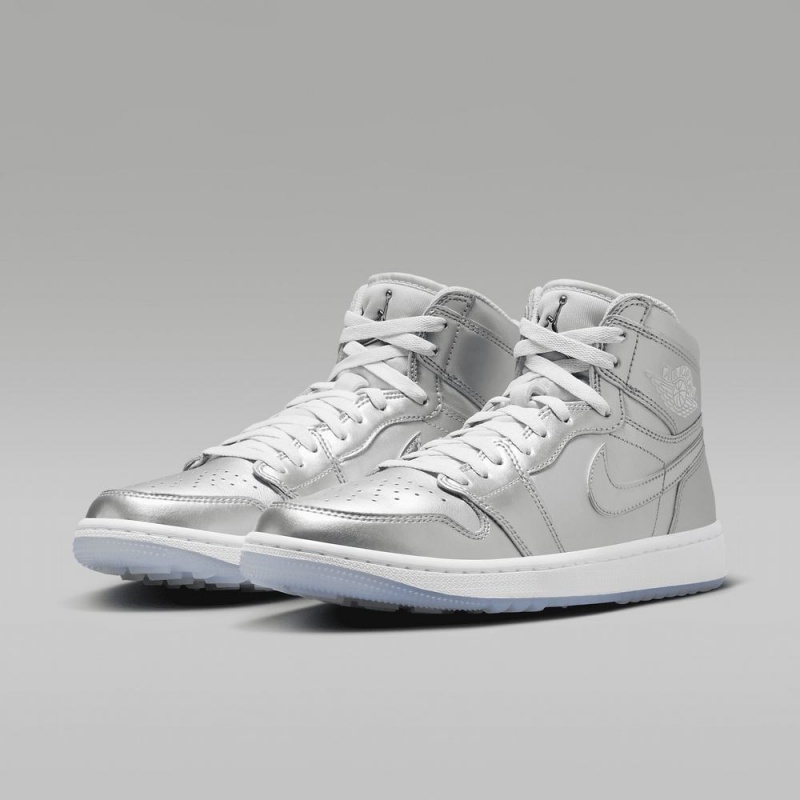 Nike Air Jordan 1 High G NRG Miesten Kengät Metal Hopea Valkoinen | 256OPXZSY